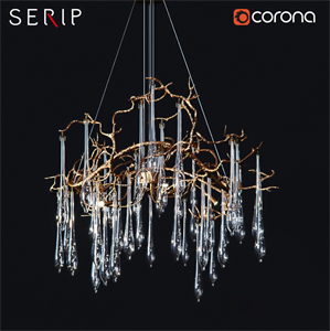 SERIP AQUA CT3258 / 8 CHANDELIER